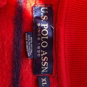 Red & blue stripe XL polo sweater perfect condition.